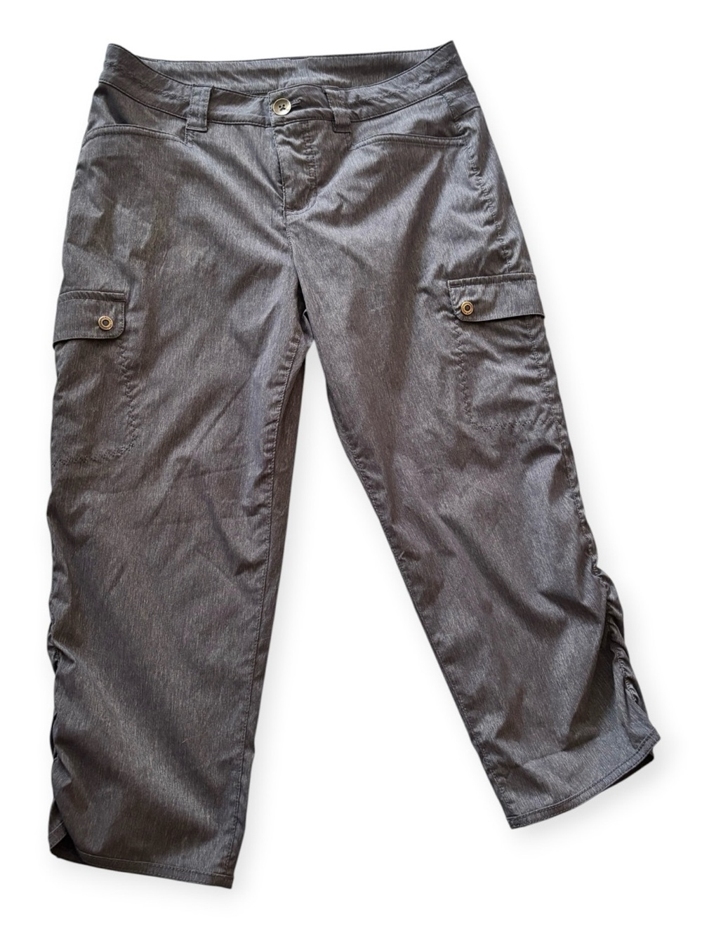 Eddie Bauer Cargo Capri Pants | Denim Blue | Size 4